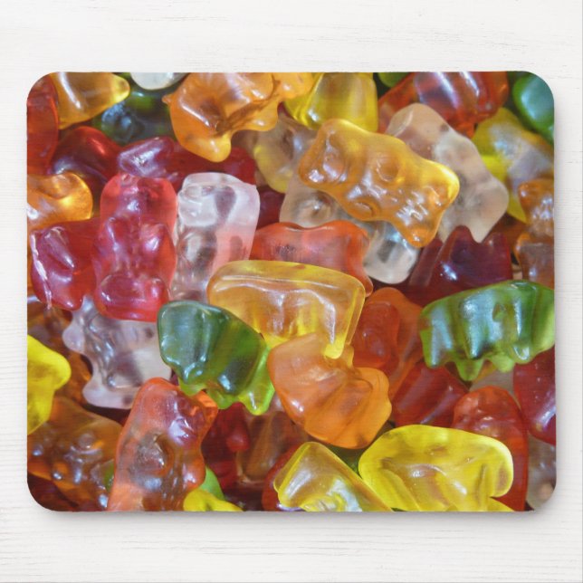 Gummy Bears Background Mouse Mat (Front)