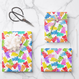 Gummy Bears by LAD Wrapping Paper Sheet