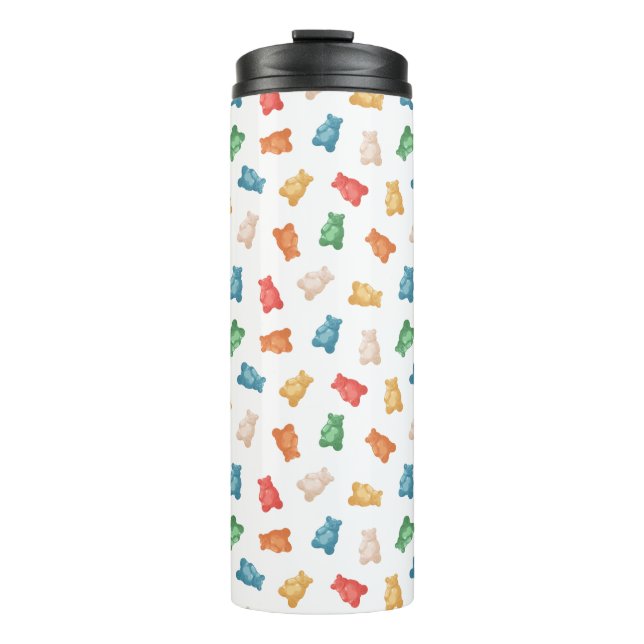Gummy Bears Pattern Thermal Tumbler (Front)