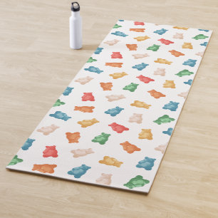 Gummy Bears Pattern Yoga Mat
