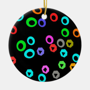Gummy candies ceramic tree decoration