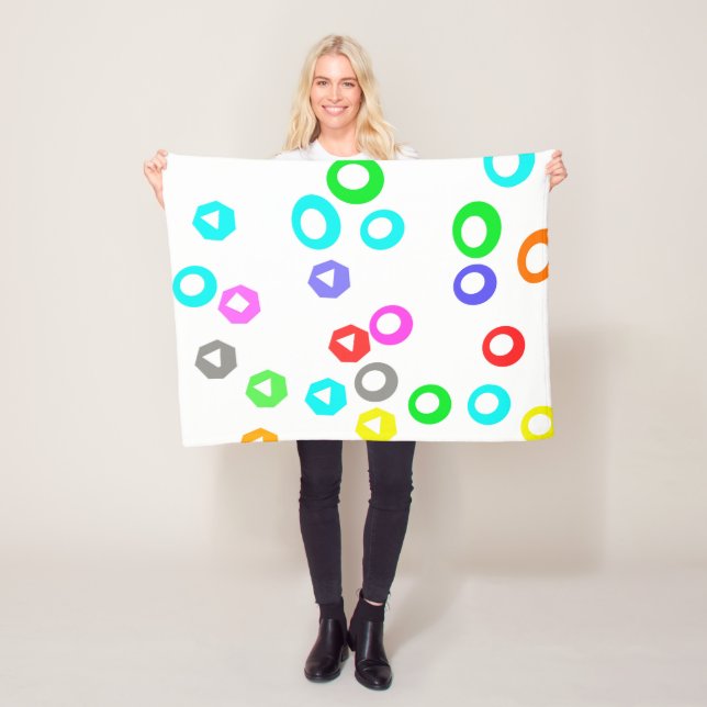 Gummy candies fleece blanket (In Situ)