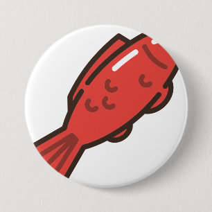 gummy-fish 7.5 cm round badge
