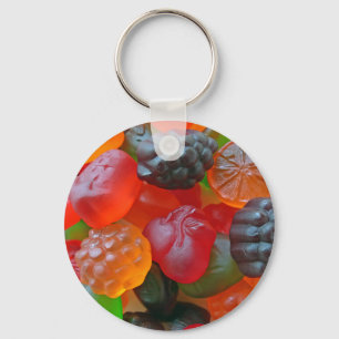 Gummy Fruit Key Ring