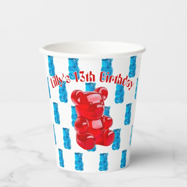 Gummy Jelly  Paper Cups (Front)