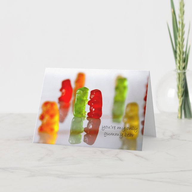Gummy Love Holiday Card (Front)