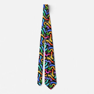 Gummy Worms Tossed, a sweet Halloween party gift Tie