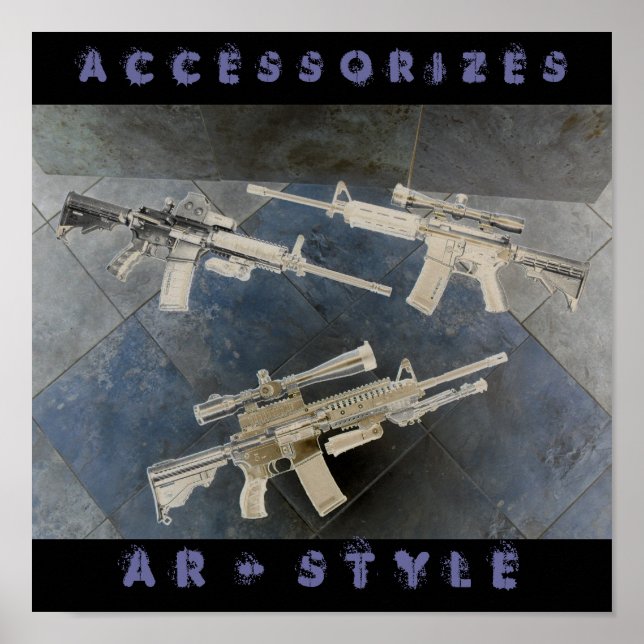 gun collection 097, A  C  C  E  S  S  O  R  I  ... Poster (Front)