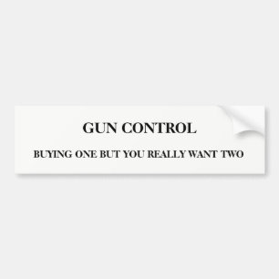 Gun Control Bumper Sticker