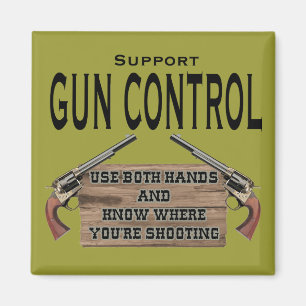 Gun Control Magnet #1
