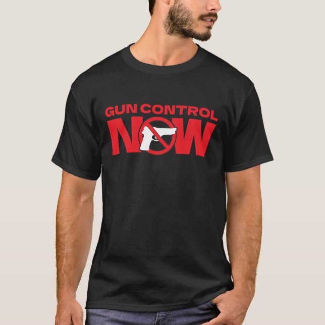 Gun Control Now Activism T-Shirt (Front)
