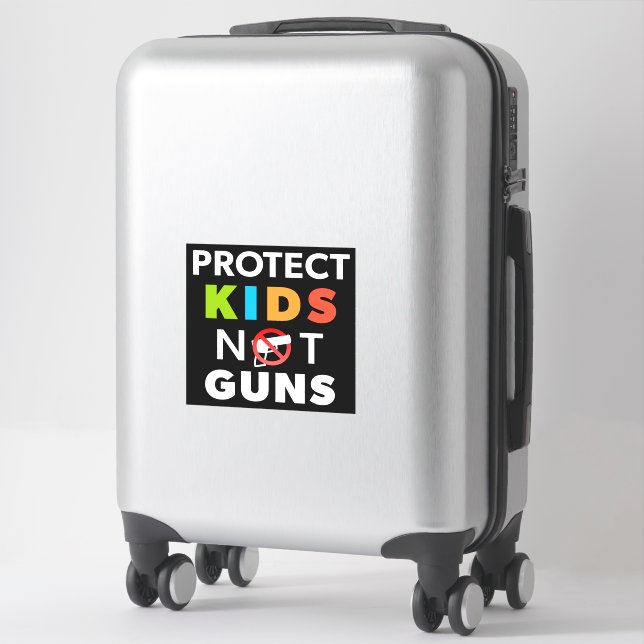 Gun Control - Protect Kids Not Guns Violence (Suitcase)