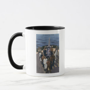 Gun Crew in Victory Formation - US Navy Mug