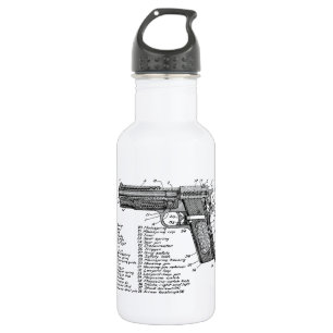 Gun Diagram V2 532 Ml Water Bottle