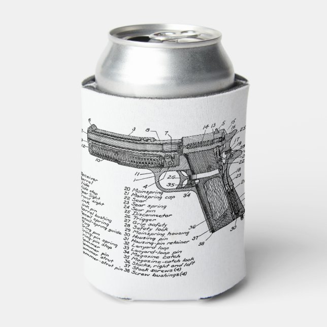 Gun Diagram V2 Can Cooler (Can Front)