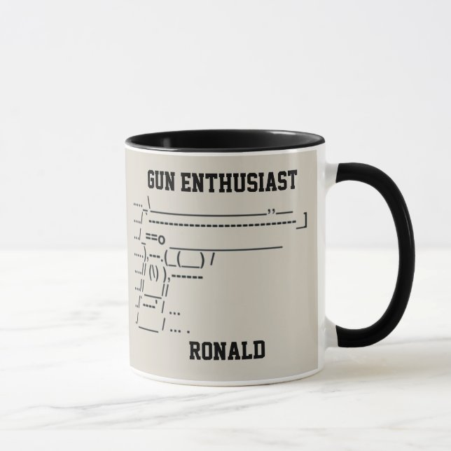 Gun Enthusiast Symobol Mug (Right)