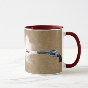 Gun Fight at the Coffee House Mug