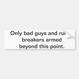 GUN FREE ZONE ACCESSORY STICKER