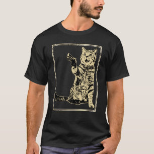 Gun Kitty Cat T-Shirt