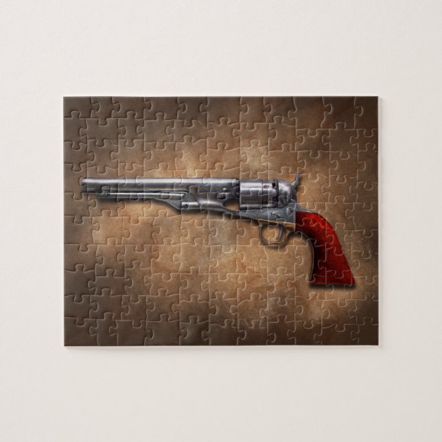Gun - Model 1860 Army Revolver Jigsaw Puzzle (Horizontal)