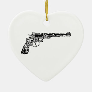 Gun of Guns Ceramic Tree Decoration