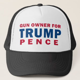 Gun Owner for Trump Pence Trucker Hat