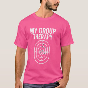 Gun Owner Group Therapy Gift Funny Shooting Range T-Shirt