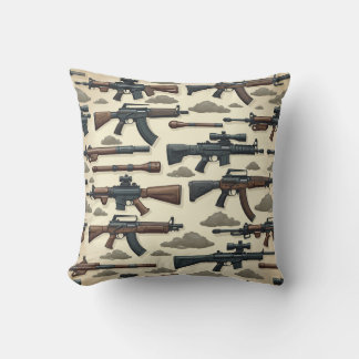 gun pattern cushion