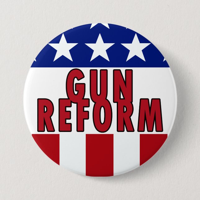 Gun Reform Large Button (Front)