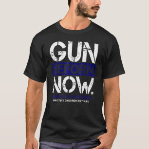 Gun Reform Now Enough End Gun Violence Awareness W T-Shirt