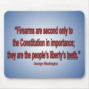 Gun Rights - George Washington Mouse Mat