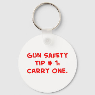 gun safety tip #1 key ring