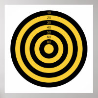 gun shooting range bulls eye target symbol