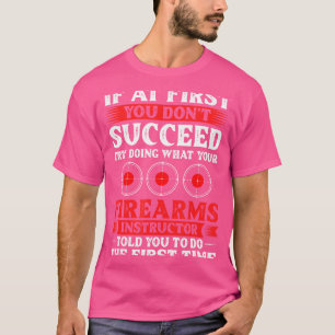 Gun Shooting Safety Weapon Training T-Shirt