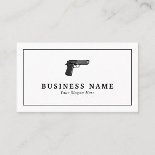 Gun Shop Business Card