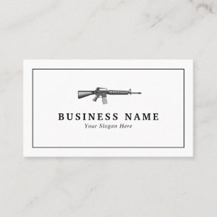 Gun Shop Business Card