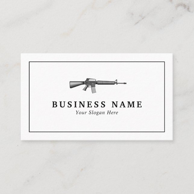 Gun Shop Business Card (Front)