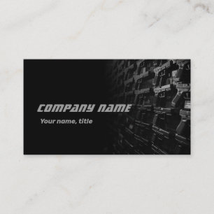 Gun Shop Target Business Card