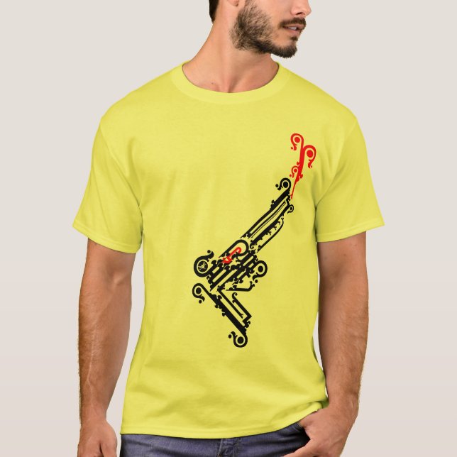 Gun Tattoo T-Shirt (Front)