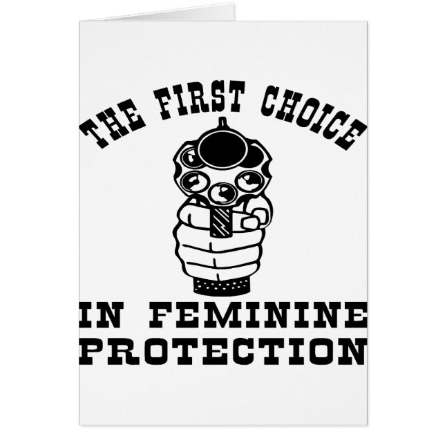 Gun, The 1st Choice In Feminine Protection (Front)