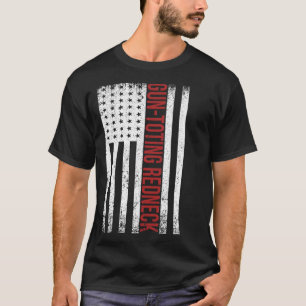 GUN TOTING REDNECK FLAG T-Shirt