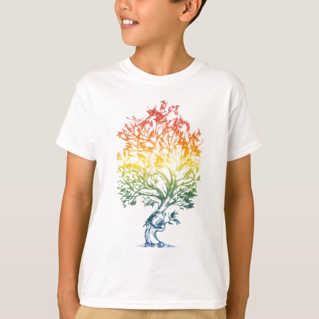 Gun-Tree-Image T-Shirt (Front)