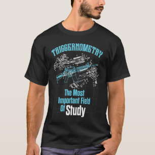 Gun Triggernometry Field Of Study AR15 Specs T-Shirt