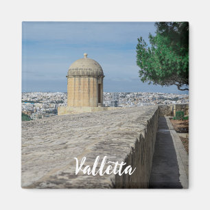 Gun turret on old city walls in Valletta, Malta Ma Magnet