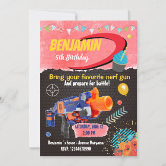 Gun War Invitation