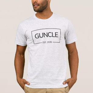 Guncle est 2026 gay uncle niece newphew T-Shirt