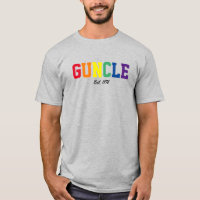 "Guncle - est. date" novelty gift