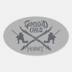 Gundabad Orcs Movie Icon Oval Sticker