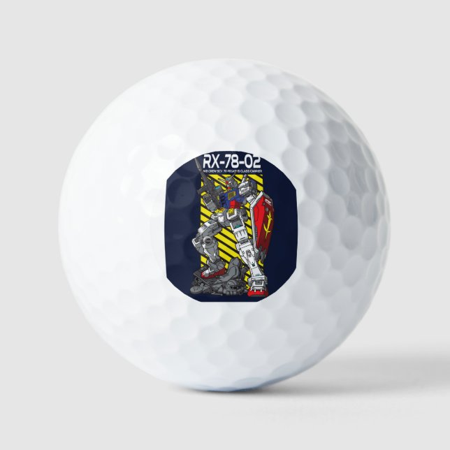 Gundam Golf Balls (Front)
