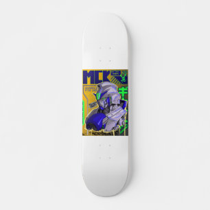 gundam inspired skateboard deck